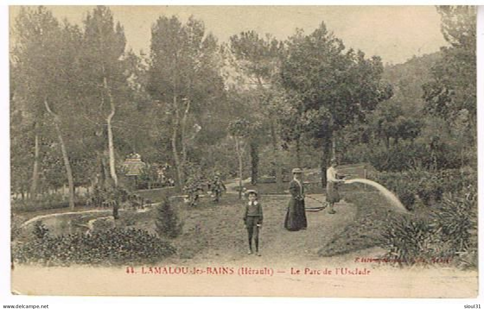 34      LAMALOU LES BAINS LE PARC DE L USCLADE - Lamalou Les Bains