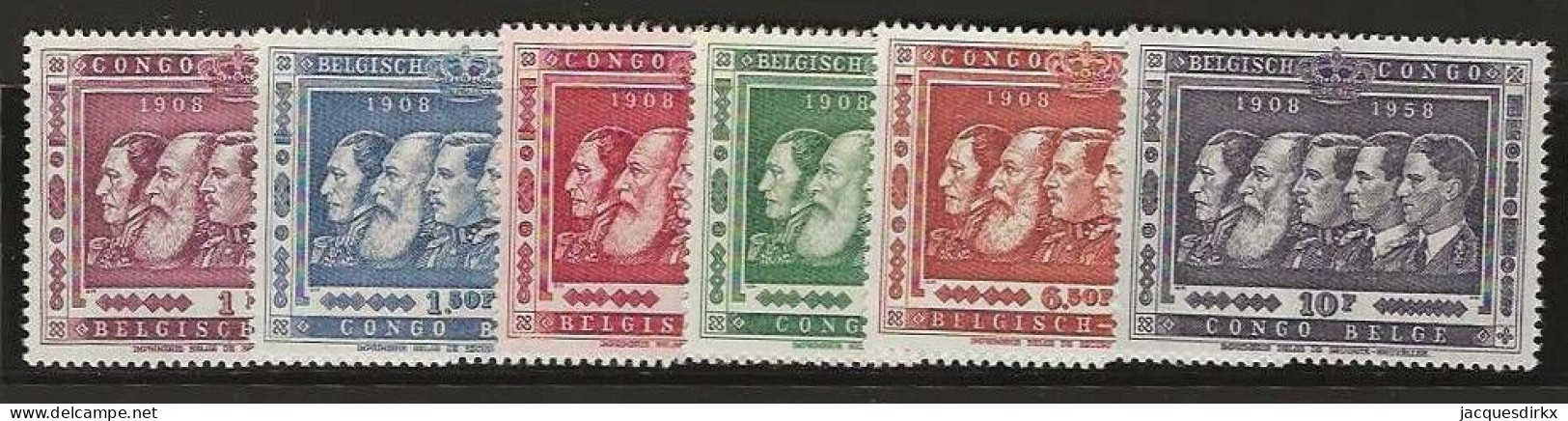 Congo   .   OBP    .    344/349    .    **      .  Postfris  .   /   .   Neuf Avec Gomme Et SANS Charnière - Neufs
