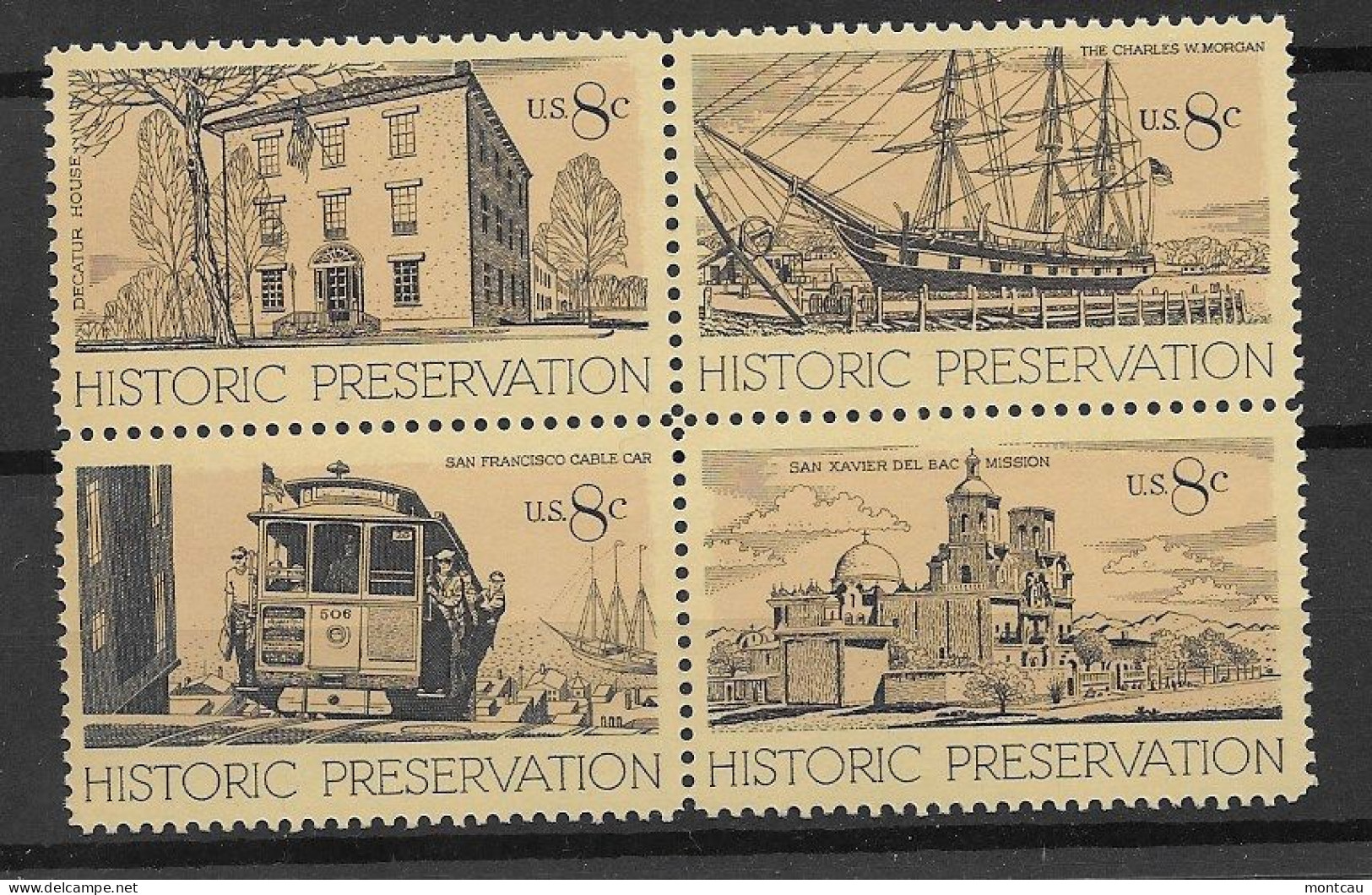 USA 1971.  Preservation Sc 1440-43  (**) - Unused Stamps