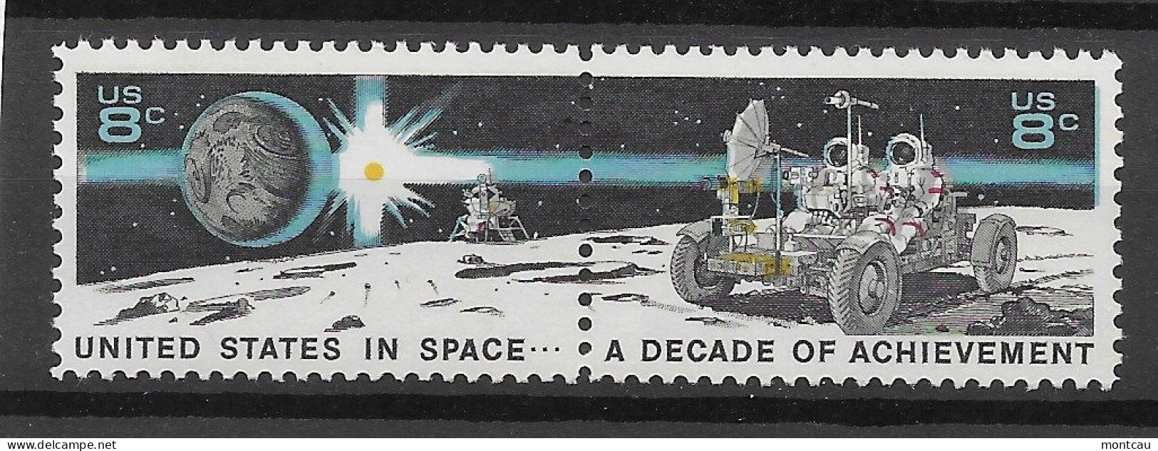 USA 1971.  Sapce Sc 1434-35  (**) - Unused Stamps