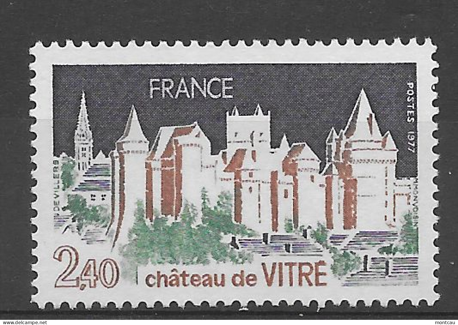 France 1977.  Turismo Yv 1949  (**) - Nuevos