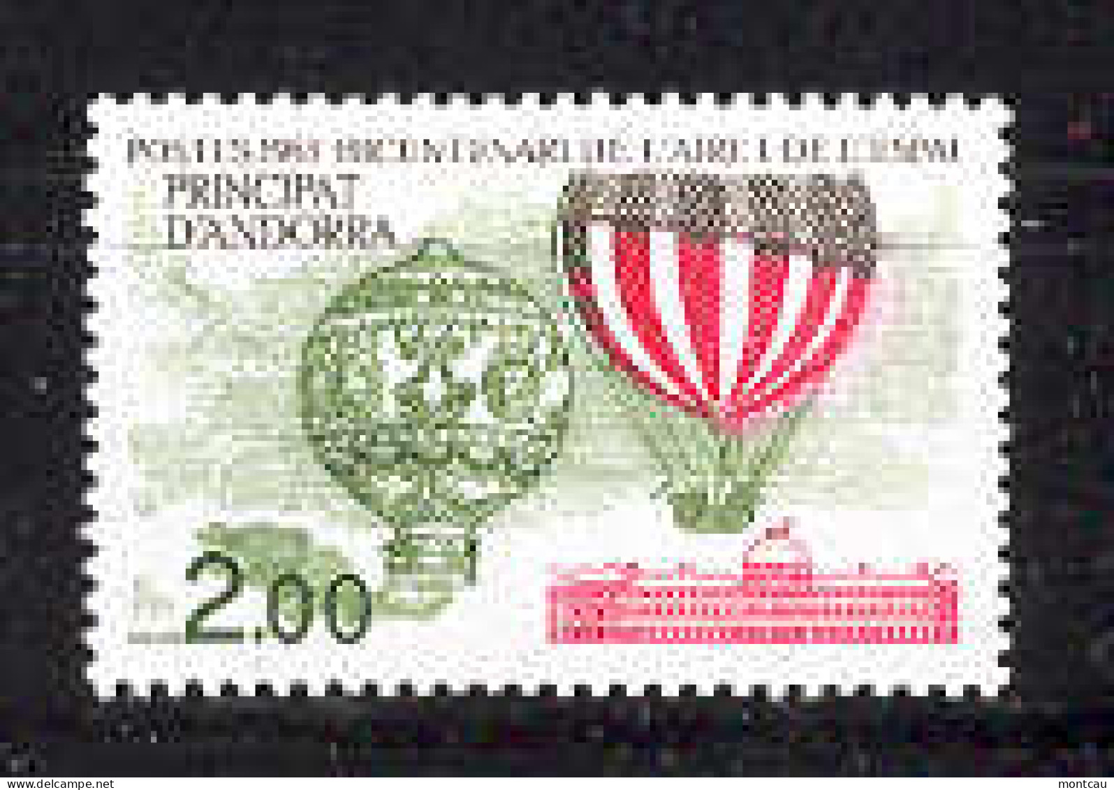 Andorra -Franc 1983 Globos. Y=310 E=331 (**) - Fesselballons