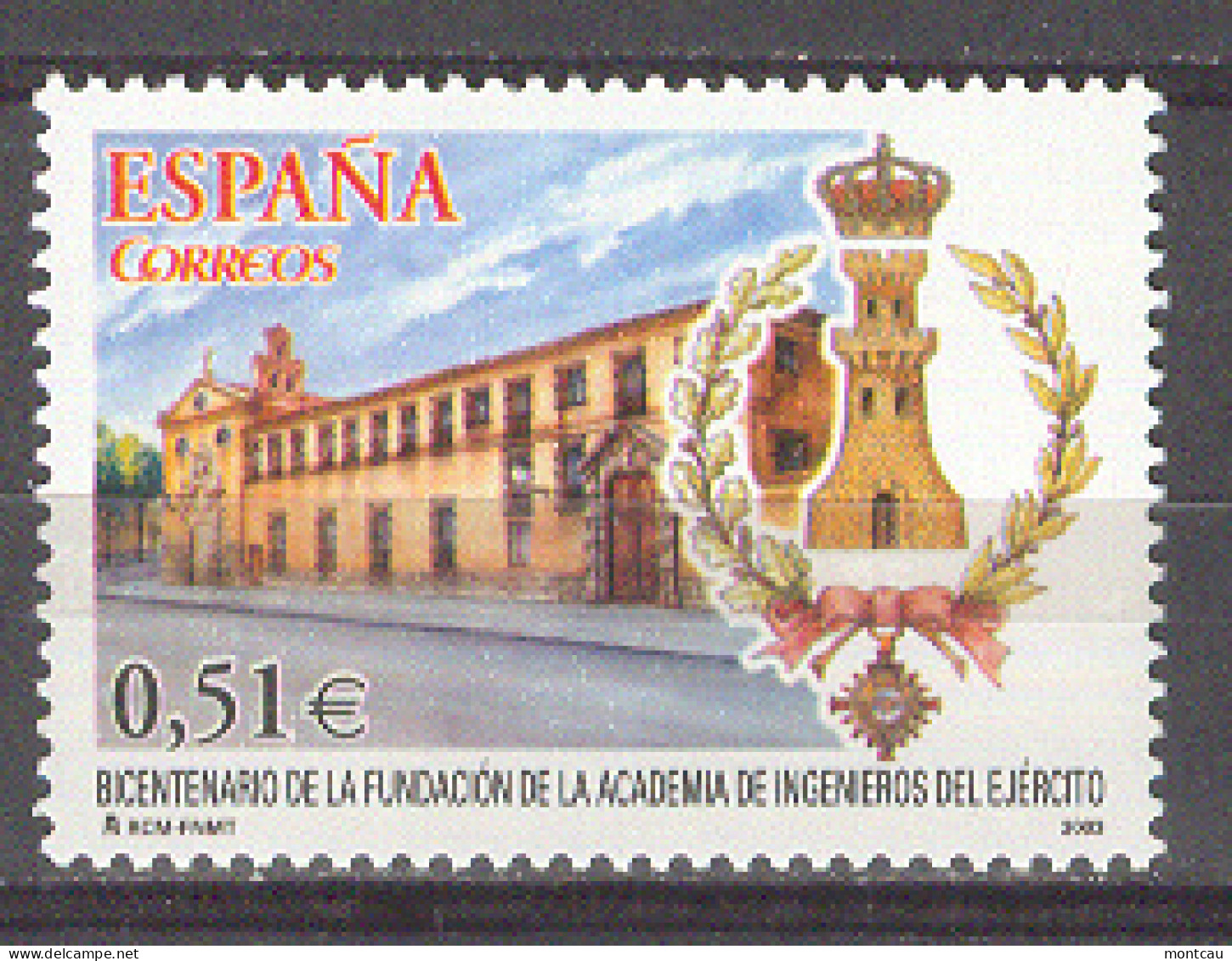 Spain 2003 - Academia De Ingenieros Ed 4019 (**) - Nuevos