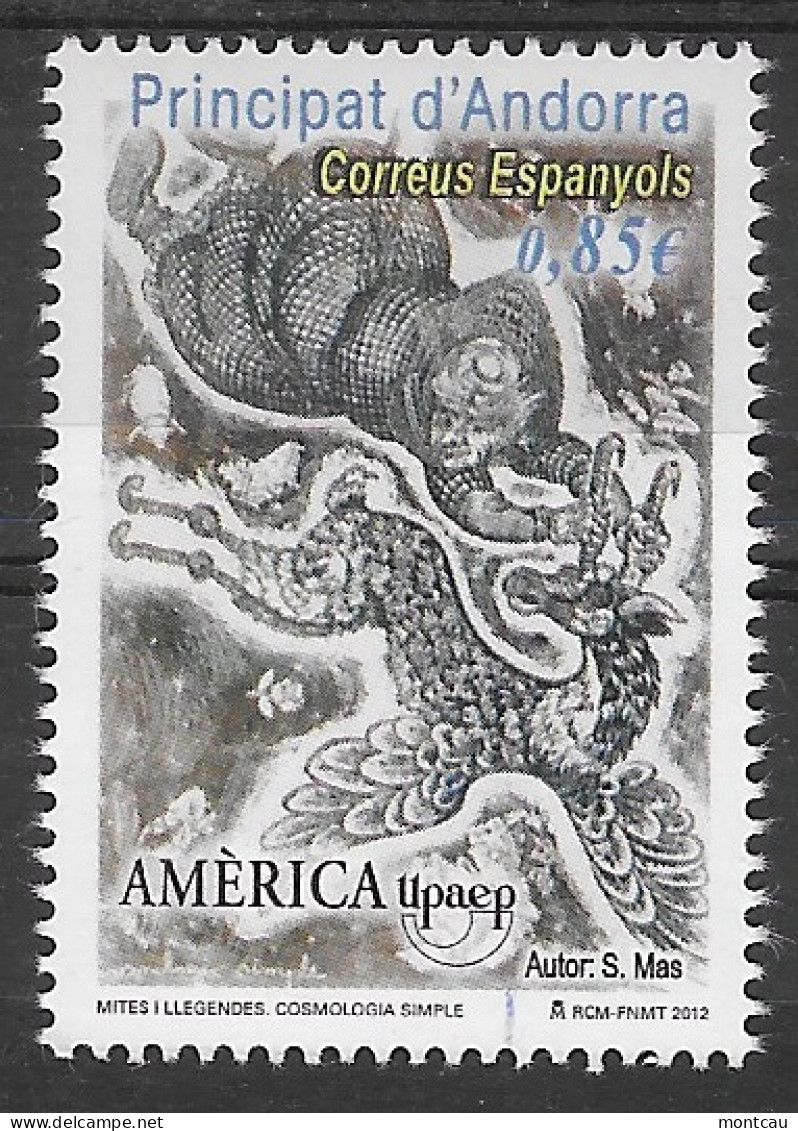 Andorra - 2012 America UPAEP Ed 399 (**) - Ongebruikt