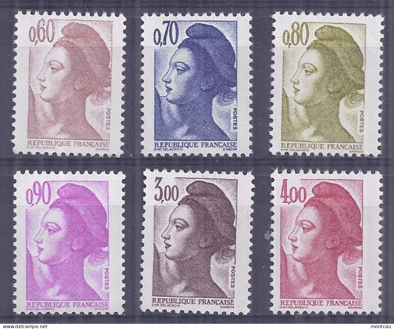 Francia 1982. YT = 2239-41 -  (**). Tipo Libertad - Unused Stamps