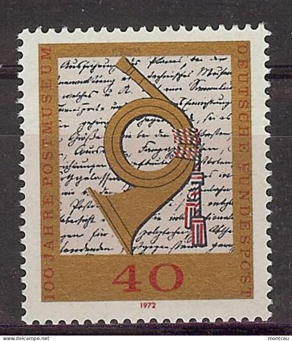 Germany 1972. Museo Postal M=739 Y=585  (**) - Unused Stamps