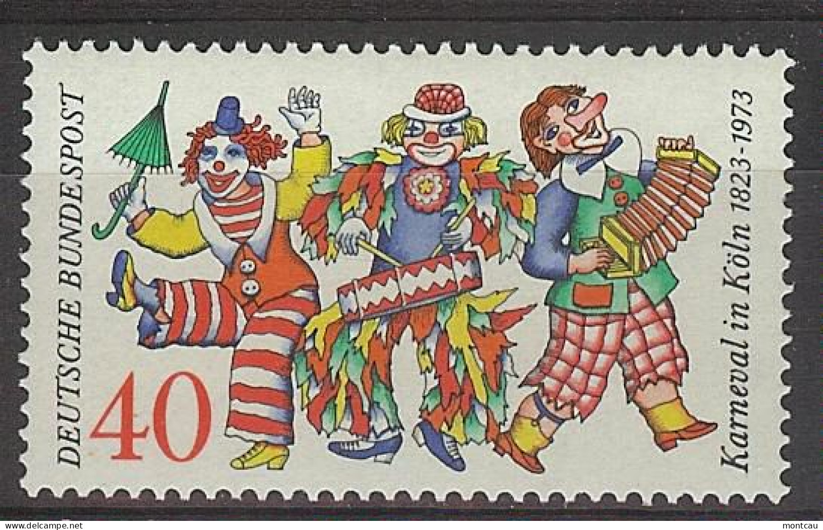 Germany 1972. Carnaval De Colonia M=748 Y=599  (**) - Unused Stamps
