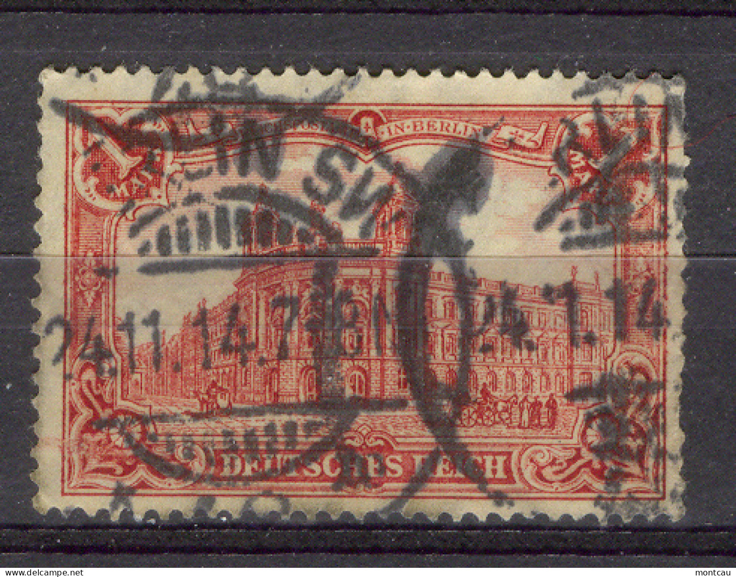 Germany 1905-11 - 1 M Y=92 Sc=92 (o) - Usados