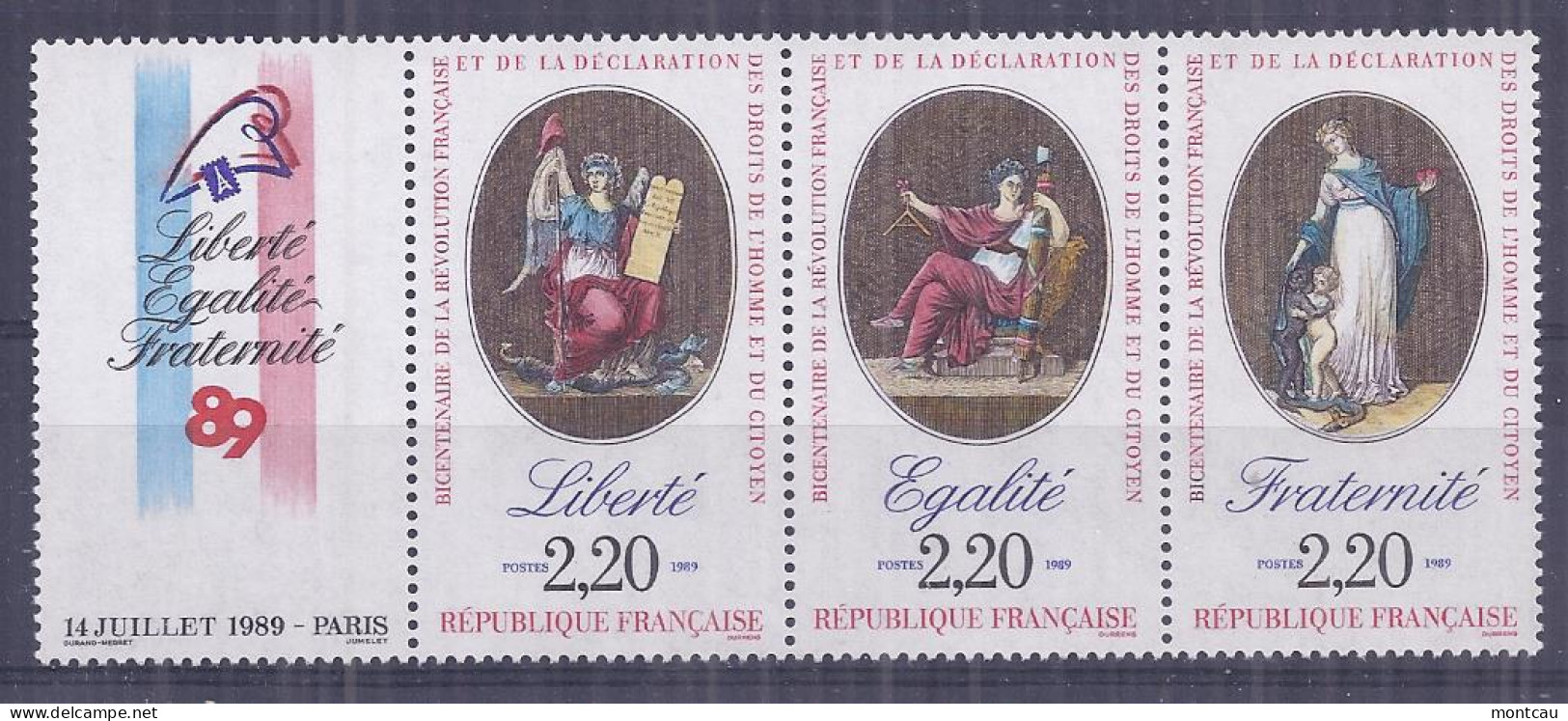 Francia 1989. YT = 2576 -  (**). Derechos Del Hombre - Unused Stamps