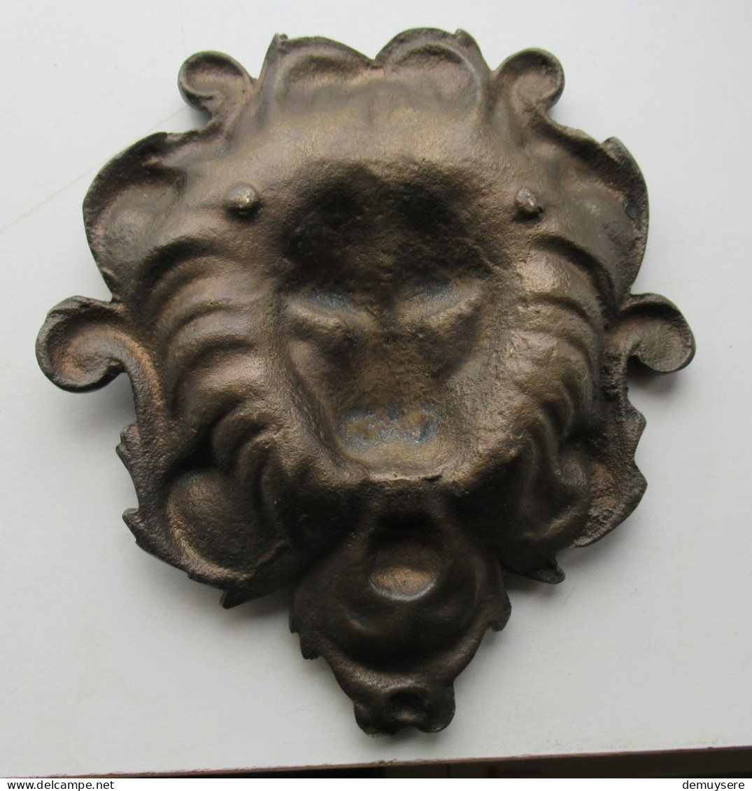 Lade 2000 - Bronzen Leeuwenkop - Tête De Lion En Bronze - 14 Cm - 410 Gram - Bronzen