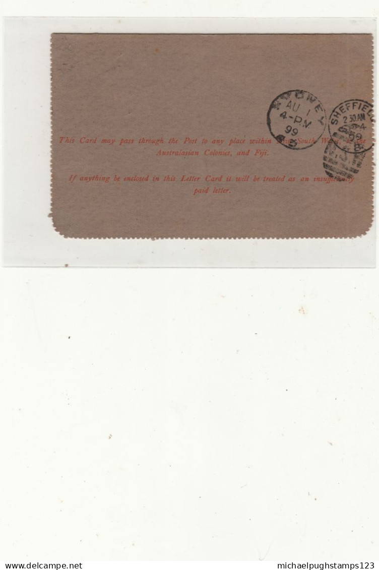 New South Wales / Stationery / Letter Cards / Postmarks / G.B. - Autres & Non Classés