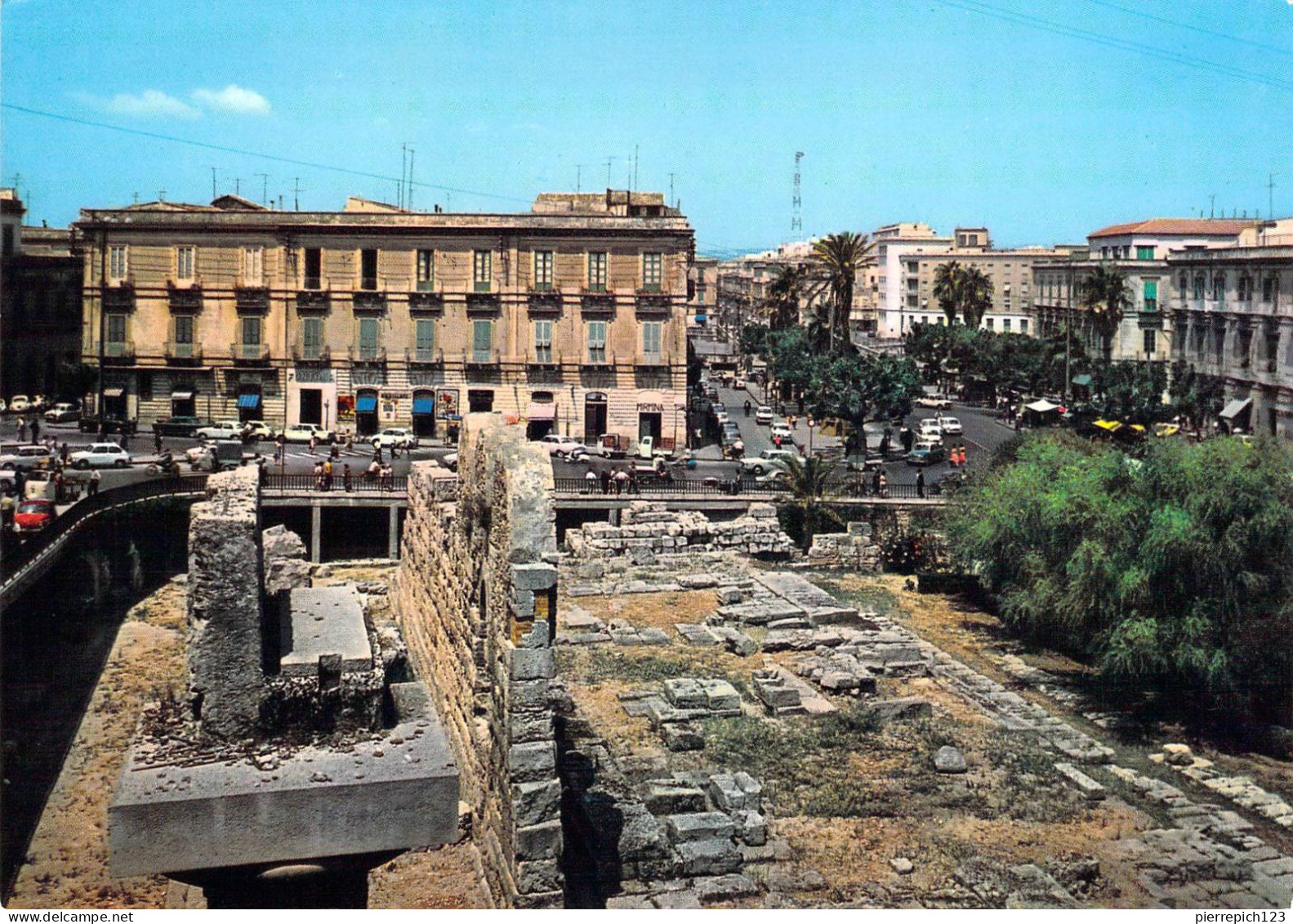 Syracuse - Temple D'Apollon Et Vue Sur La Ville - Siracusa