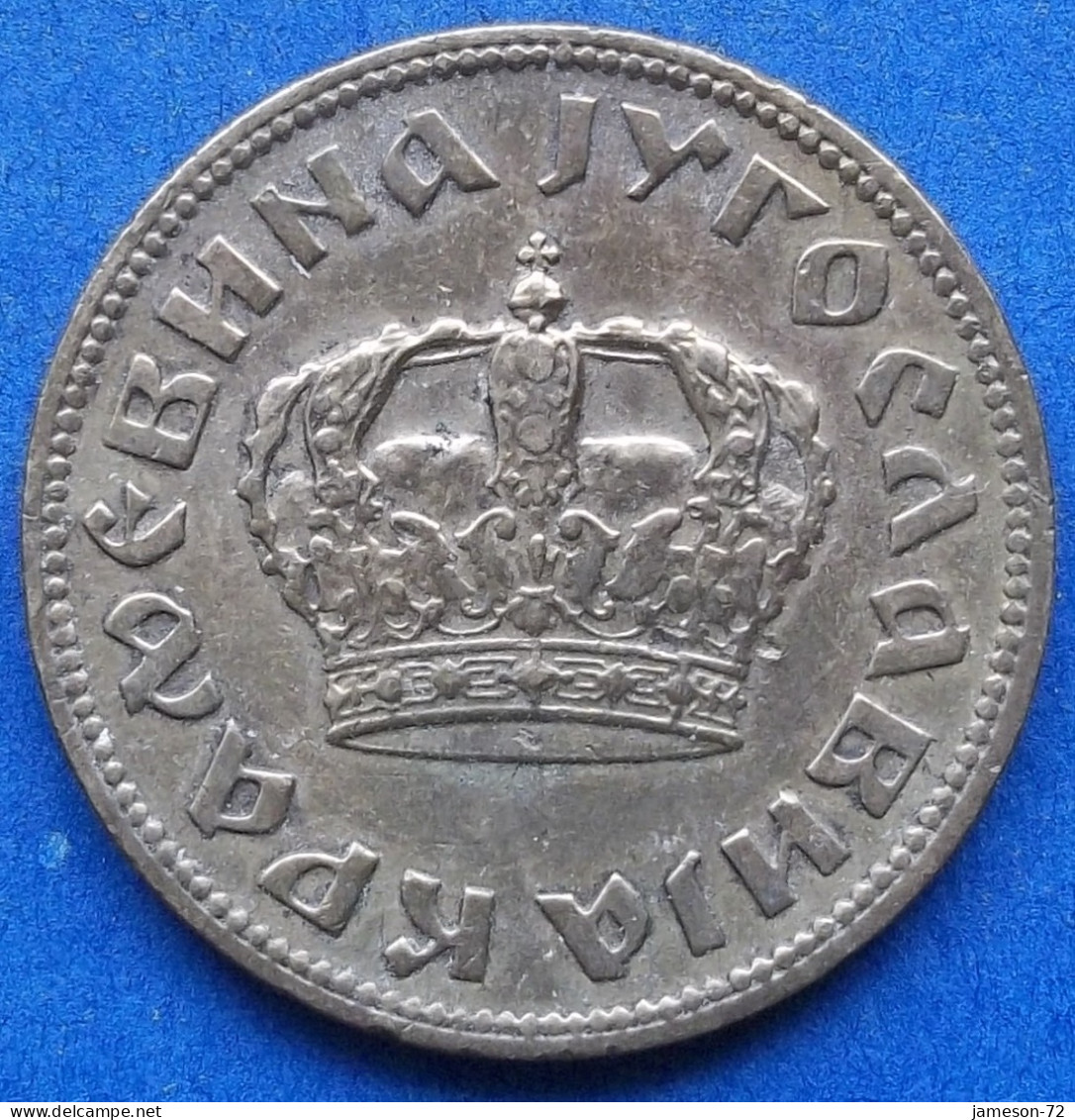 YUGOSLAVIA - 2 Dinara 1938 KM# 20 Peter II (1934-1945) - Edelweiss Coins - Yougoslavie