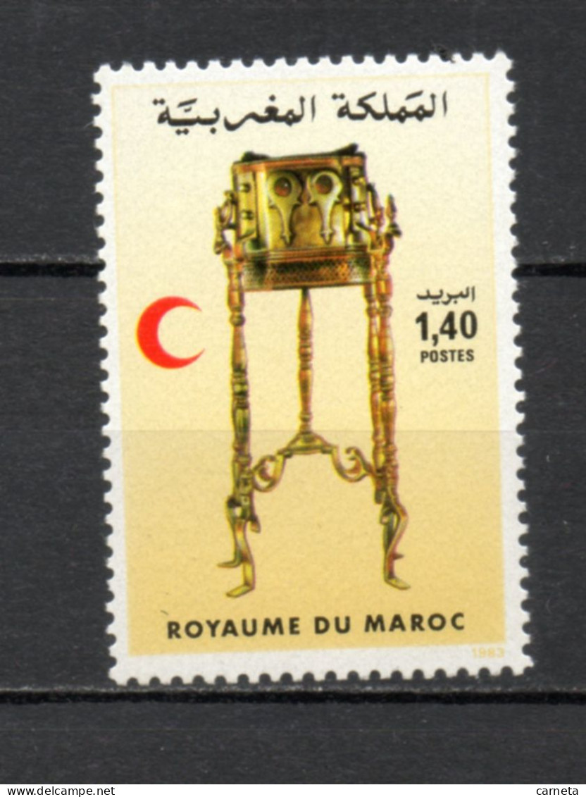 MAROC N°  945   NEUF SANS CHARNIERE  COTE  1.20€     CROISSANT ROUGE - Marokko (1956-...)