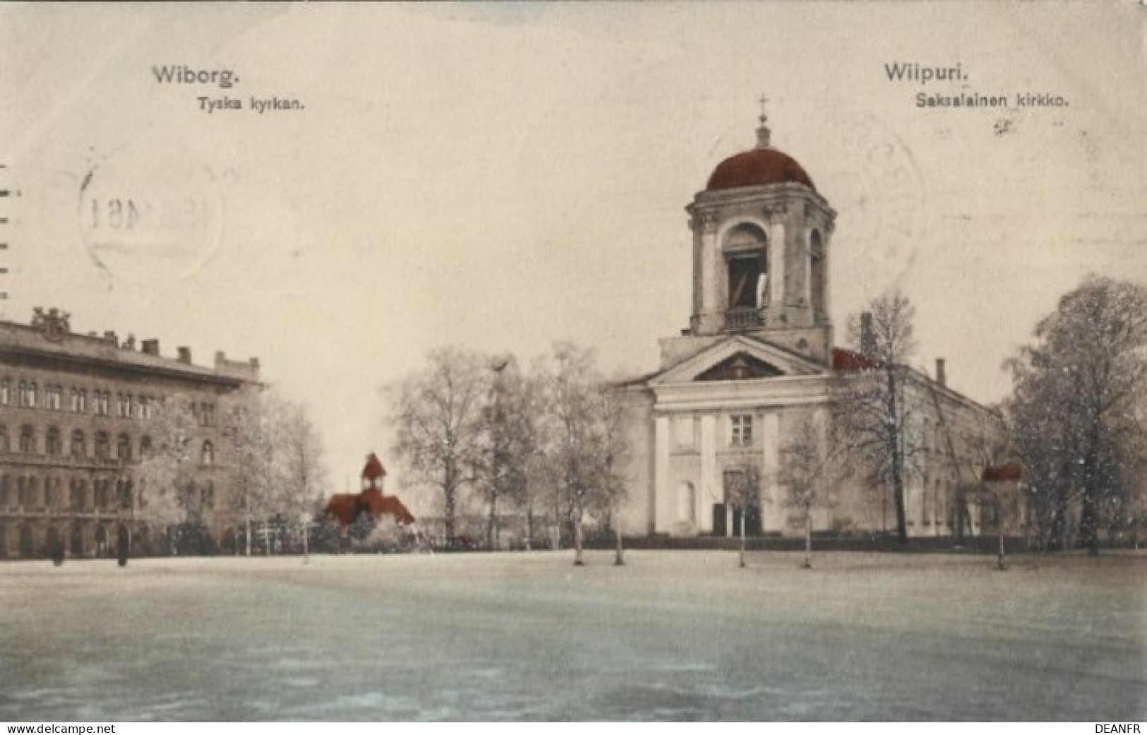 FINLANDE : WIBORG - Tyska Kyrkan. Wiipuri, Saksalainen Kirkko. Carte Très Bon état. - Finnland