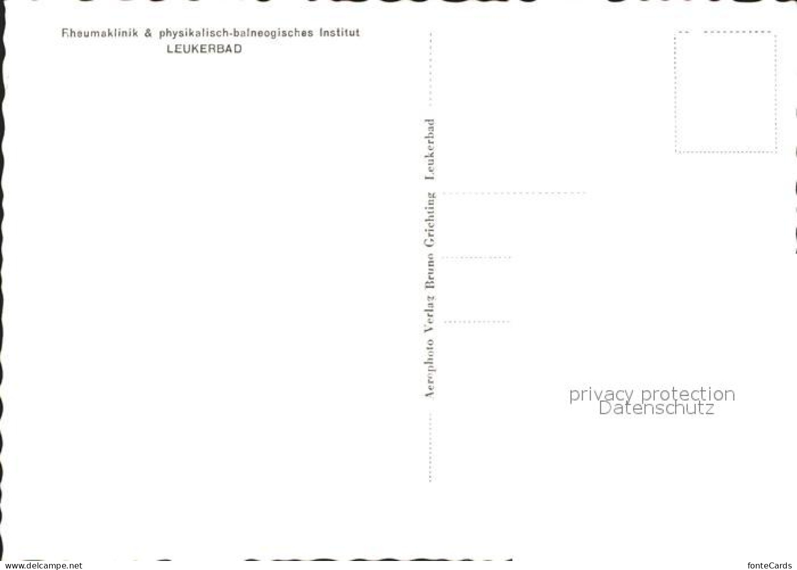 11635477 Leukerbad Rheumaklinik Institut Fliegeraufnahme Leukerbad - Otros & Sin Clasificación