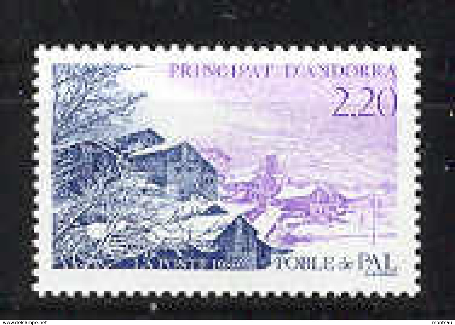 Andorra -Franc 1989 - Turismo Pal Y=377 E=398 - Unused Stamps