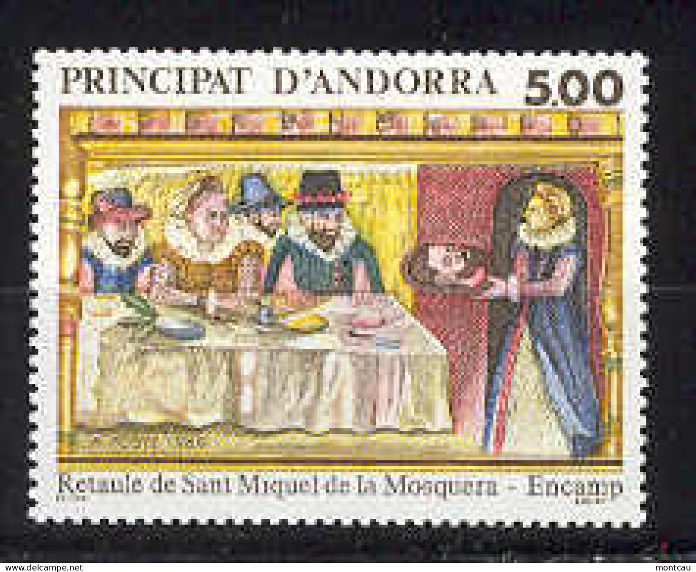 Andorra -Franc 1989 - Retablo Y=384 E=405 (**) - Unused Stamps