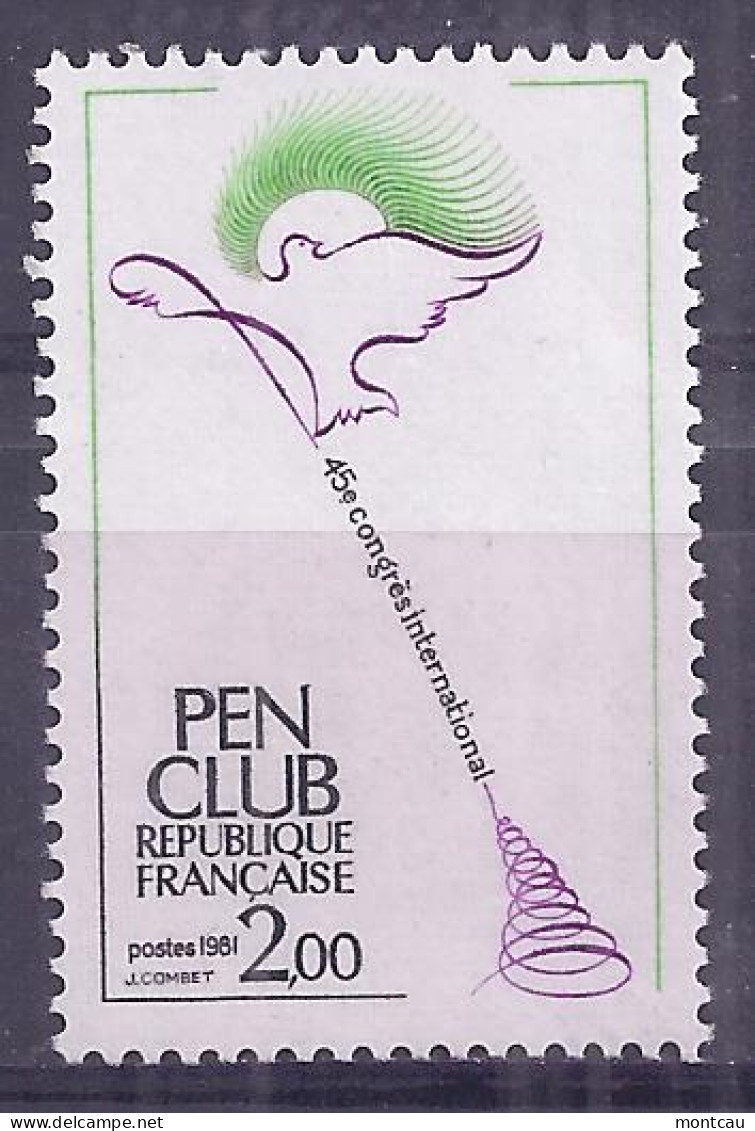 Francia 1981. YT = 2164 -  (**). Pen Club - Unused Stamps