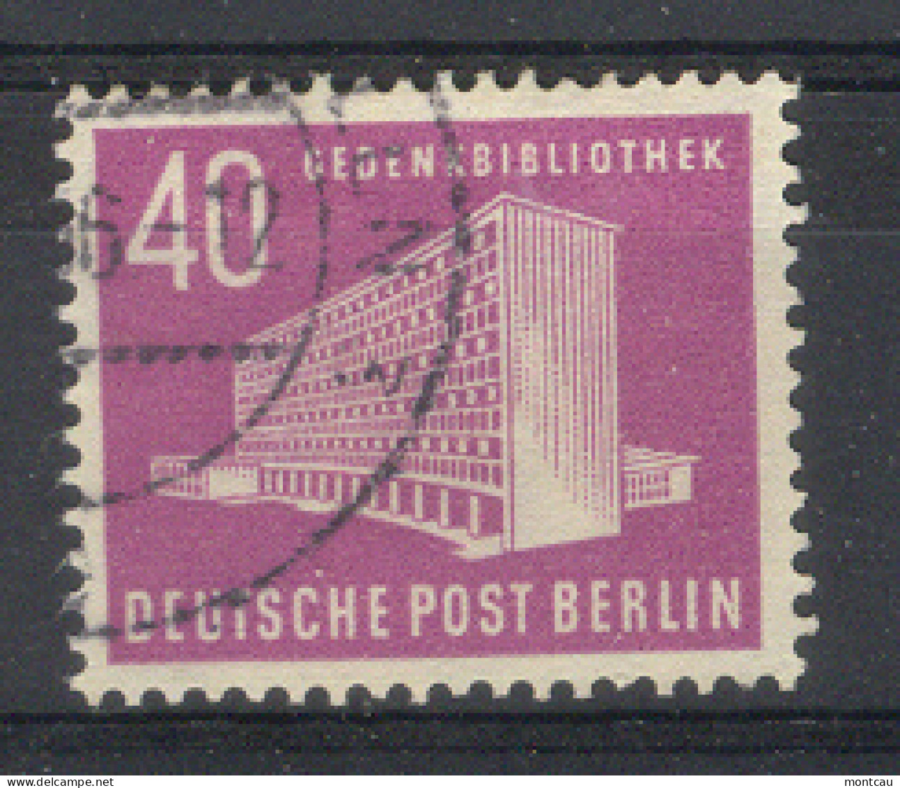 Germany - Berlin, Memorial Library M=122 Y=101 SC=9N109 (o) - Gebraucht