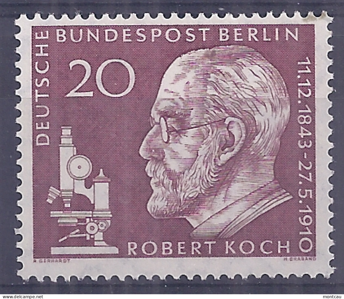 Berlín 1960. Robert Koch M=191 Y=170  (**) - Ungebraucht