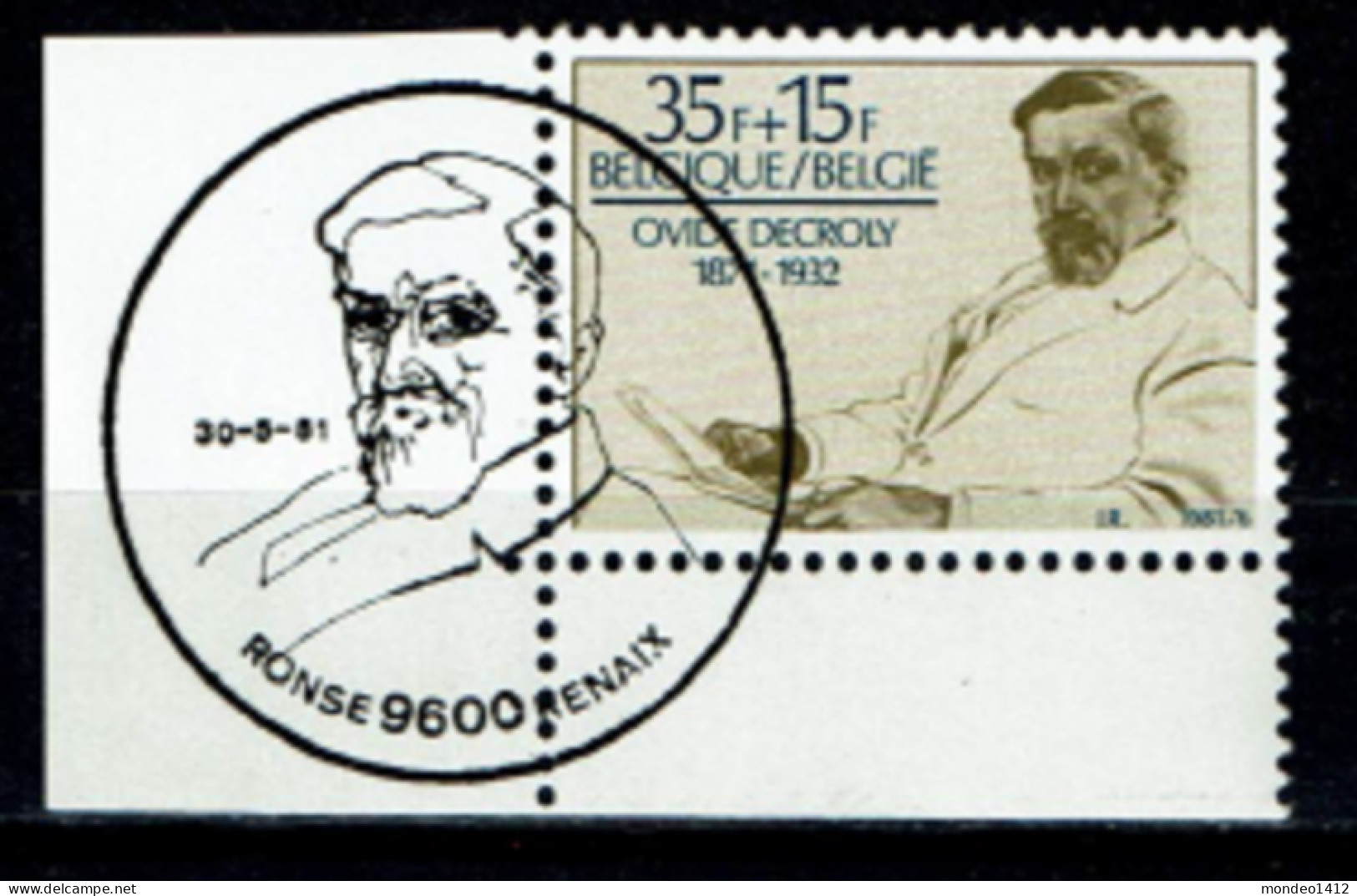 België 1981 OBP 2009 - Y&T 2009 - Personnalité, Personality - Dr. Ovide Decroly, Pédagogue - Bonne Valeur - Used Stamps