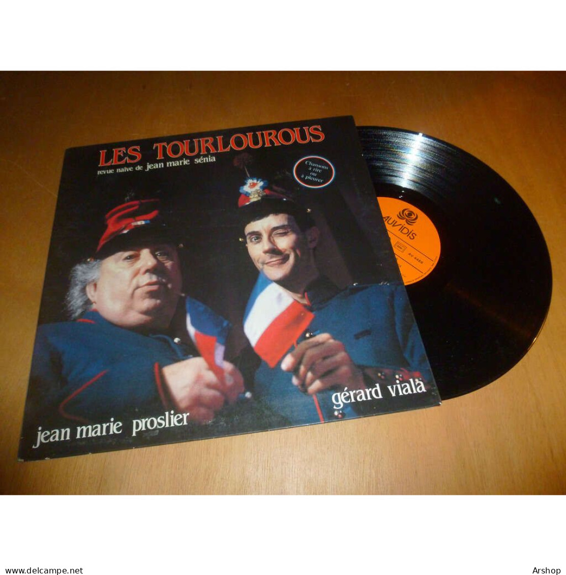 JEAN MARIE PROSLIER & GERARD VIALA Les Trourlourous - Revue Naïve De Jean Marie Senia AUVIDIS Lp 1985 - Andere - Franstalig