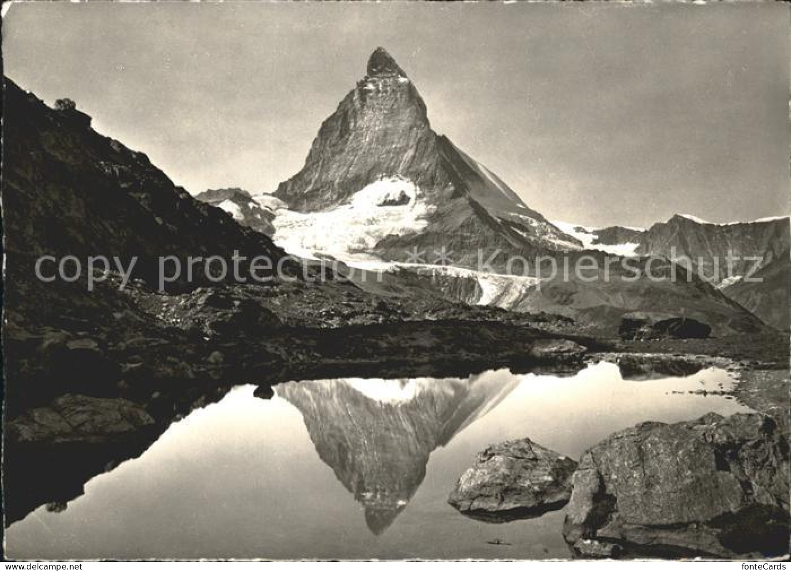 11635356 Zermatt VS Rifelsee Bergsee Mit Matterhorn  - Autres & Non Classés