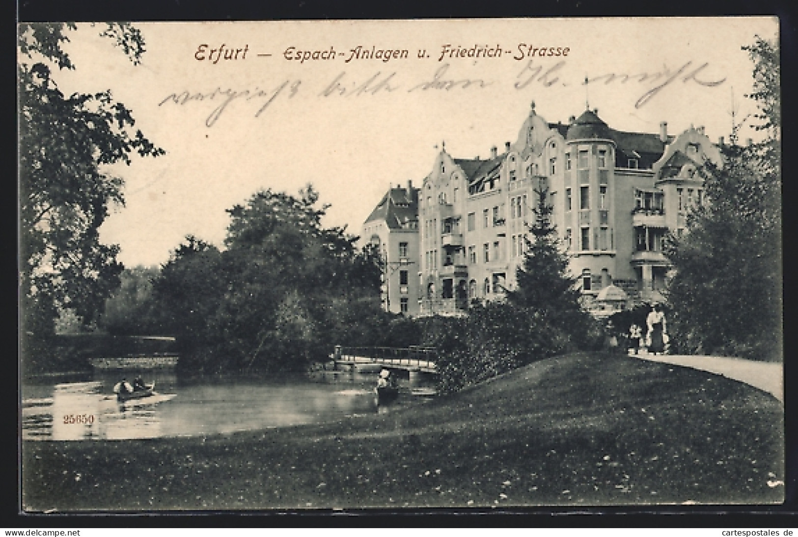 AK Erfurt, Espach-Anlagen Und Friedrich-Strasse  - Erfurt