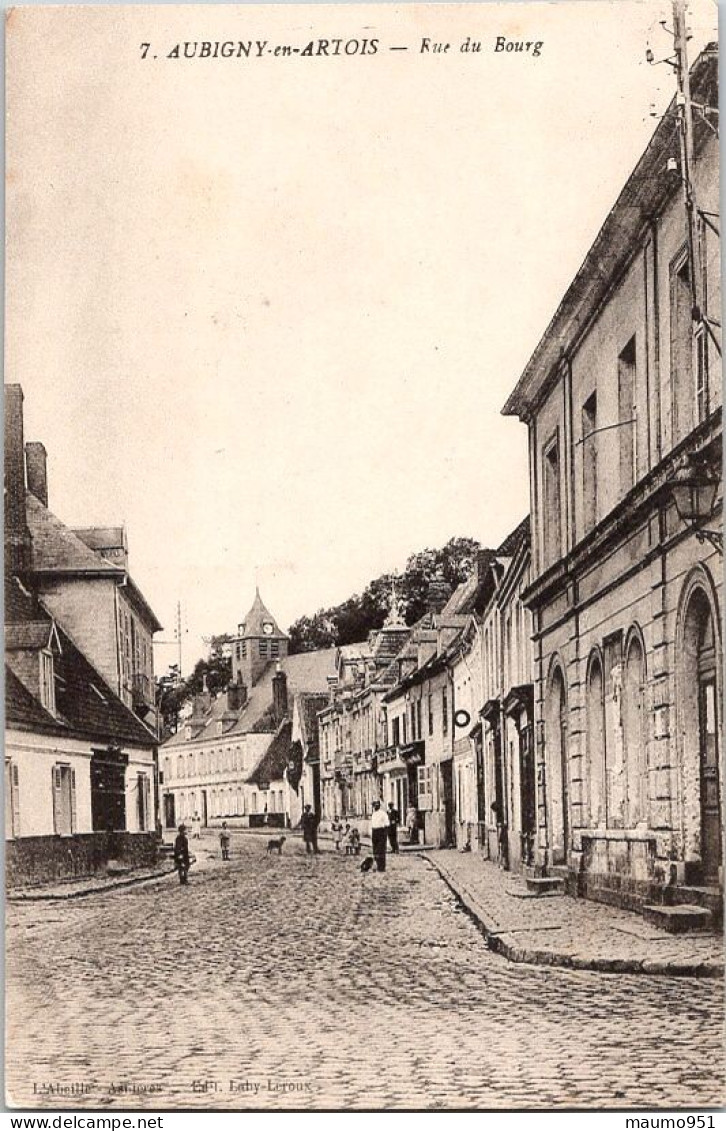 62 AUBIGNY EN ARTOIS - Rue Du Bourg - Aubigny En Artois