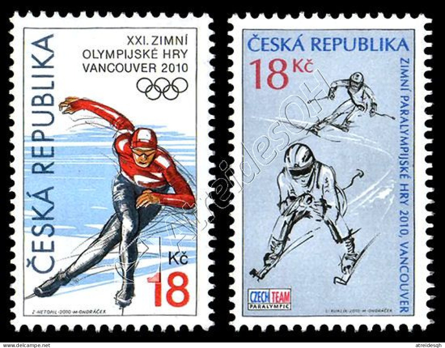 [Q] Rep. Ceca / Czech Rep. 2010: Olimpiadi Invernali Vancouver 2010 / Vancouver 2010 Winter Olympic Games ** - Winter 2010: Vancouver