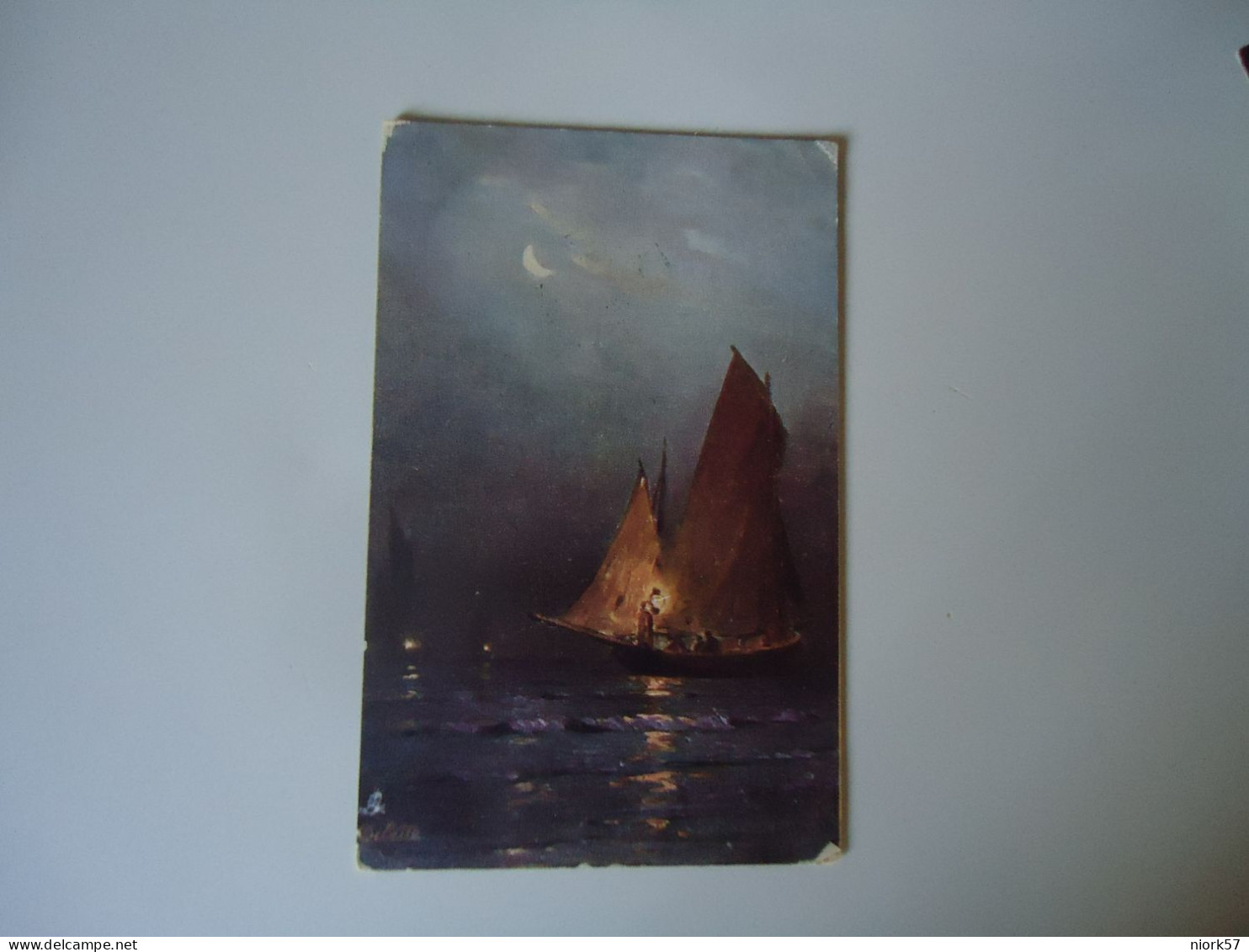 UNITED  KINGDOM  POSTCARDS  1907  BOATS          MORE  PURHASES 10% DISCOUNT - Andere & Zonder Classificatie