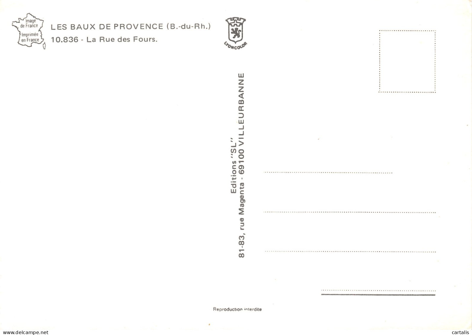 13-LES BAUX DE PROVENCE-N°3793-B/0345 - Les-Baux-de-Provence