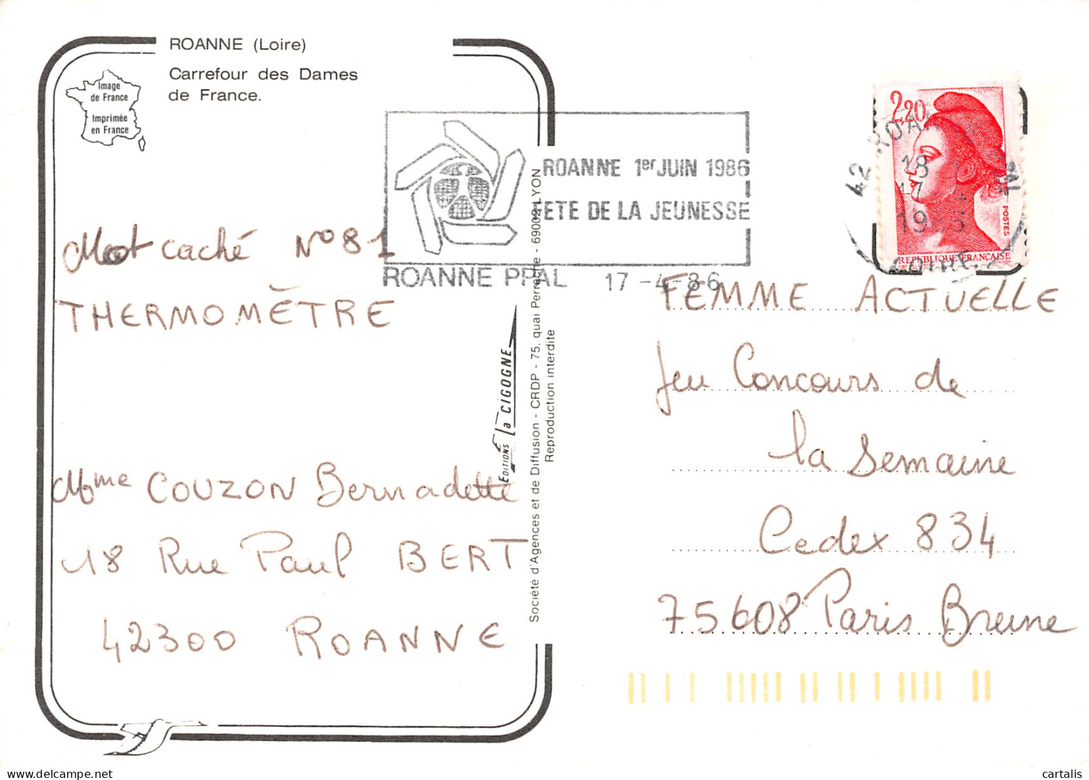 42-ROANNE-N°3793-B/0077 - Roanne