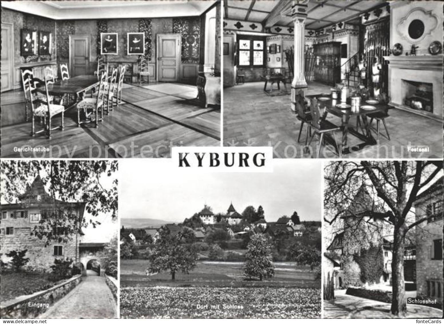 11635235 Kyburg Ortsansicht Mit Schloss Gerichtsstube Festsaal Schlosshof Kyburg - Sonstige & Ohne Zuordnung