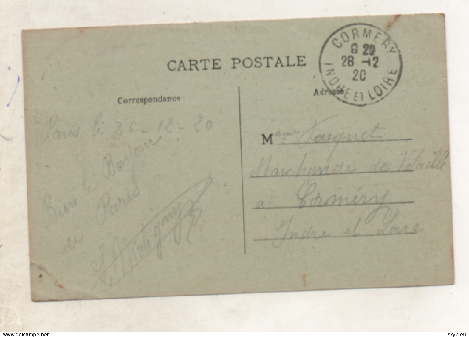 75. CPA - PARIS 17 ° - Rue De La Jonquierre -  Commerces - Attelages - 1920 - - District 17