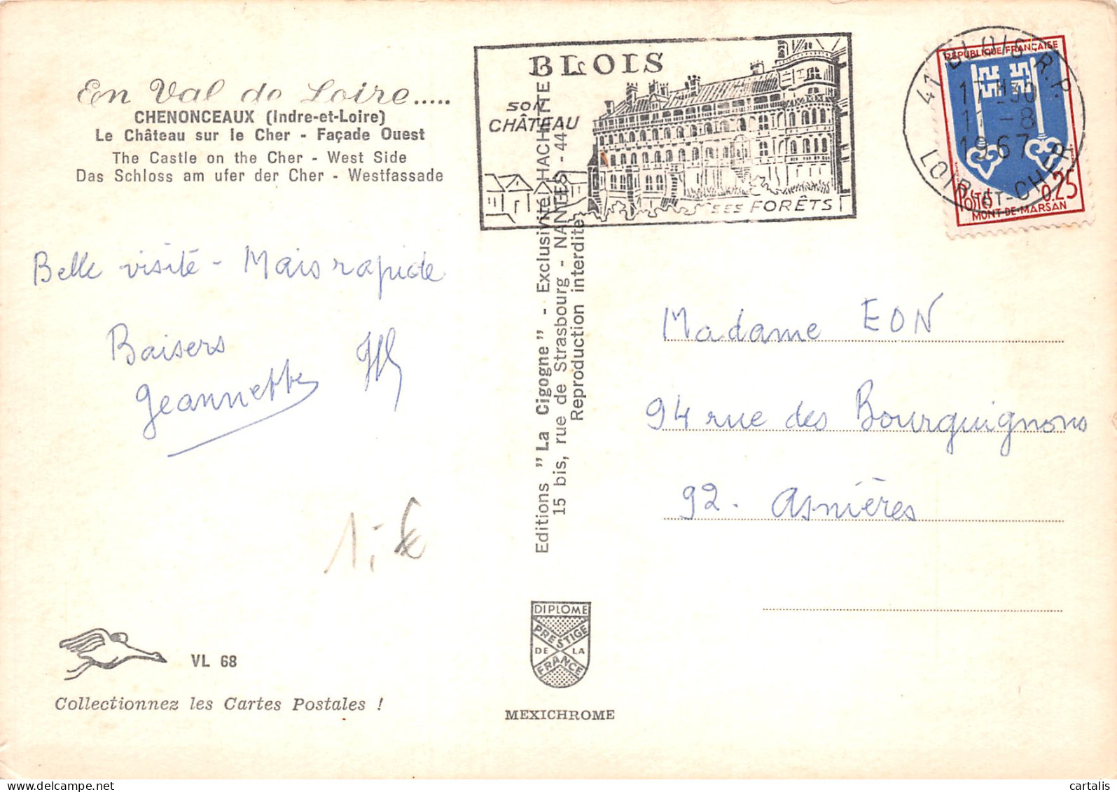 37-CHENONCEAUX-N°3794-C/0195 - Chenonceaux