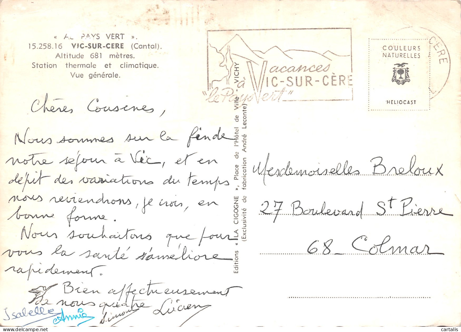 15-VIC SUR CERE-N°3794-B/0149 - Other & Unclassified