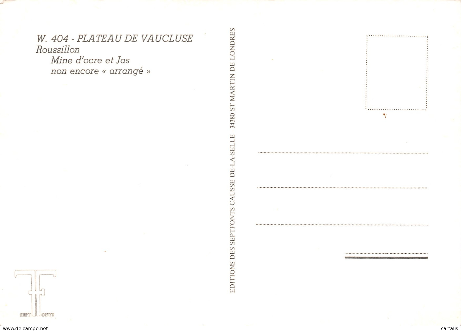 84-PLATEAU DE VAUCLUSE-N°3795-A/0023 - Other & Unclassified