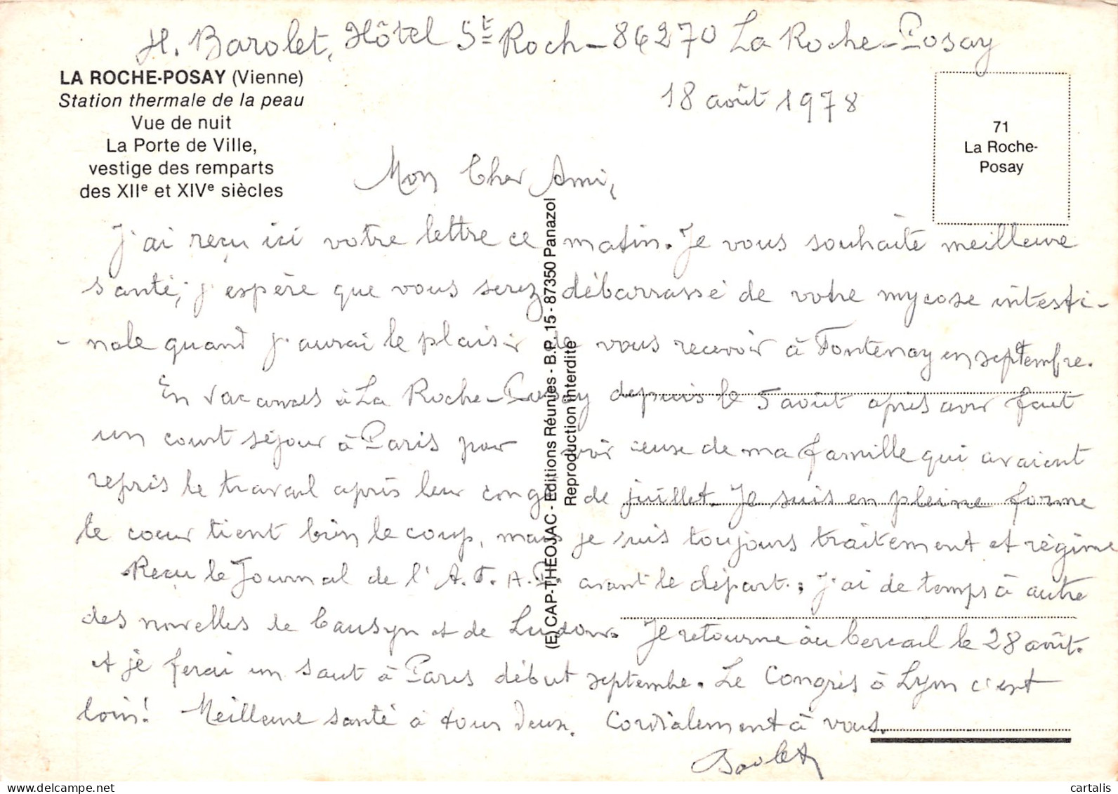 86-LA ROCHE POSAY-N°3794-D/0223 - La Roche Posay