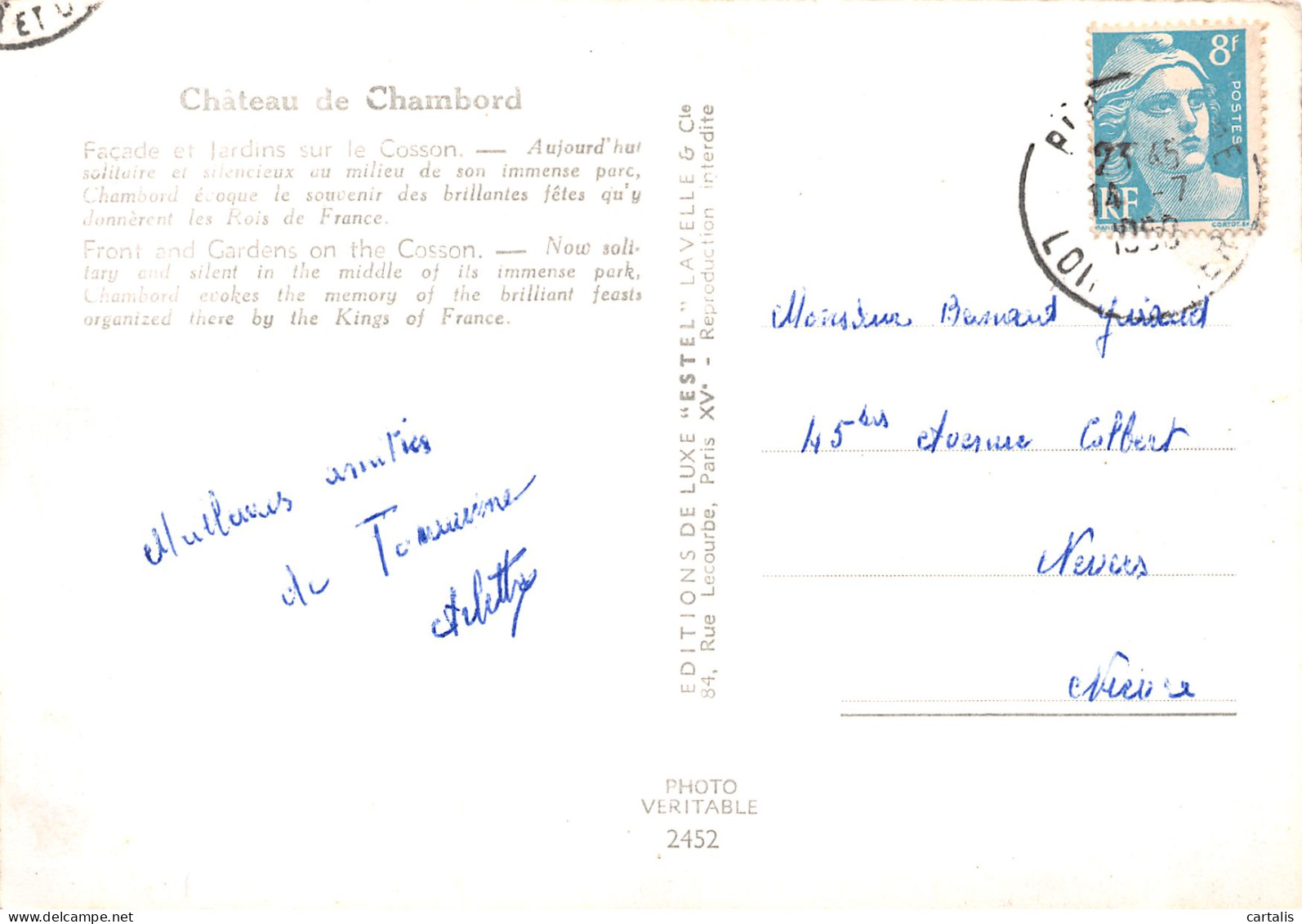 41-CHAMBORD-N°3794-D/0217 - Chambord