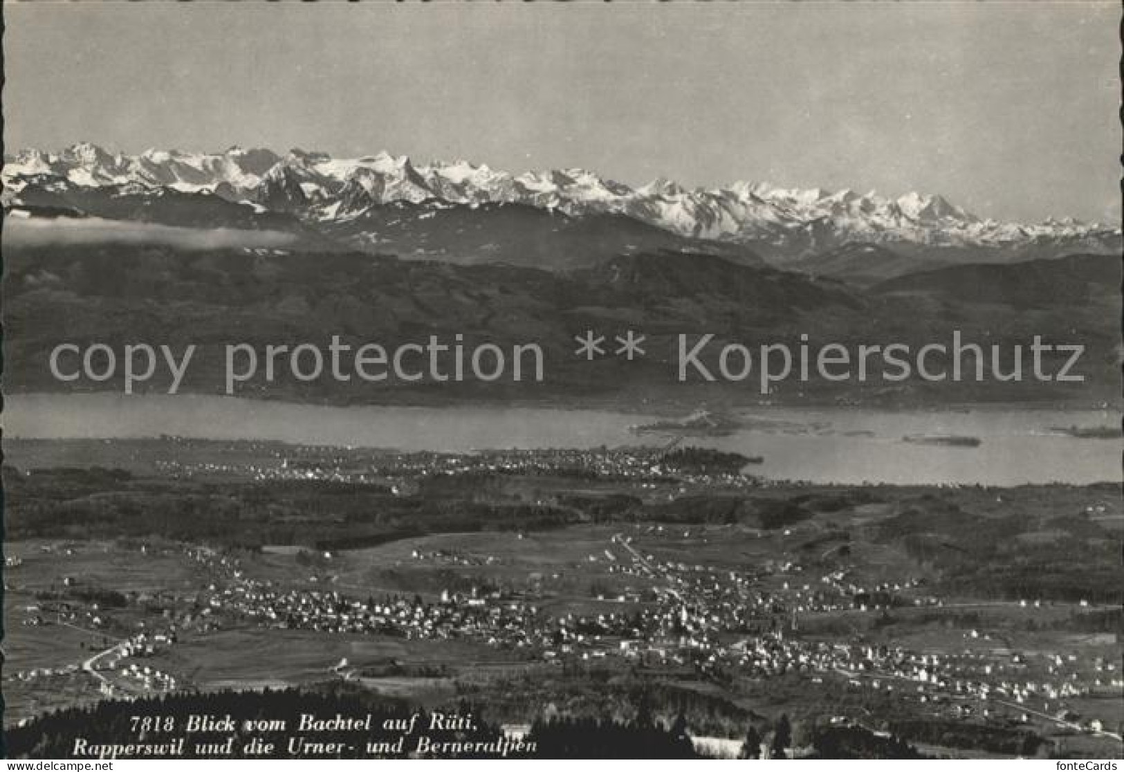 11635166 Rueti ZH Blick Vom Bachtel Rapperswil Alpenpanorama Rueti ZH - Autres & Non Classés