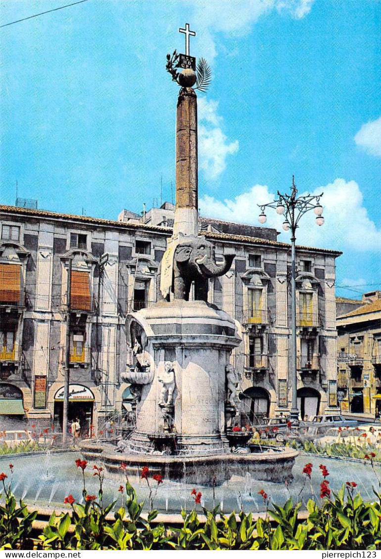 Catane - La Fontaine Eléphant - Catania