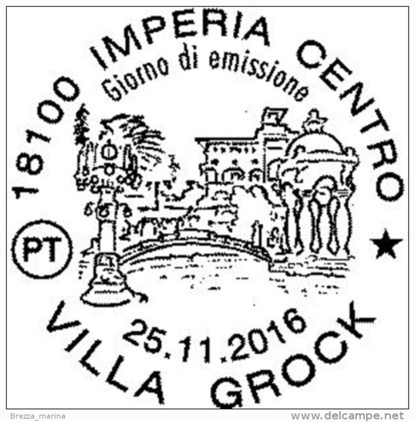 ITALIA - Usato - 2016 - Patrimonio Artistico E Culturale Italiano - Villa Grock In Imperia - 0,95 - 2011-20: Usati