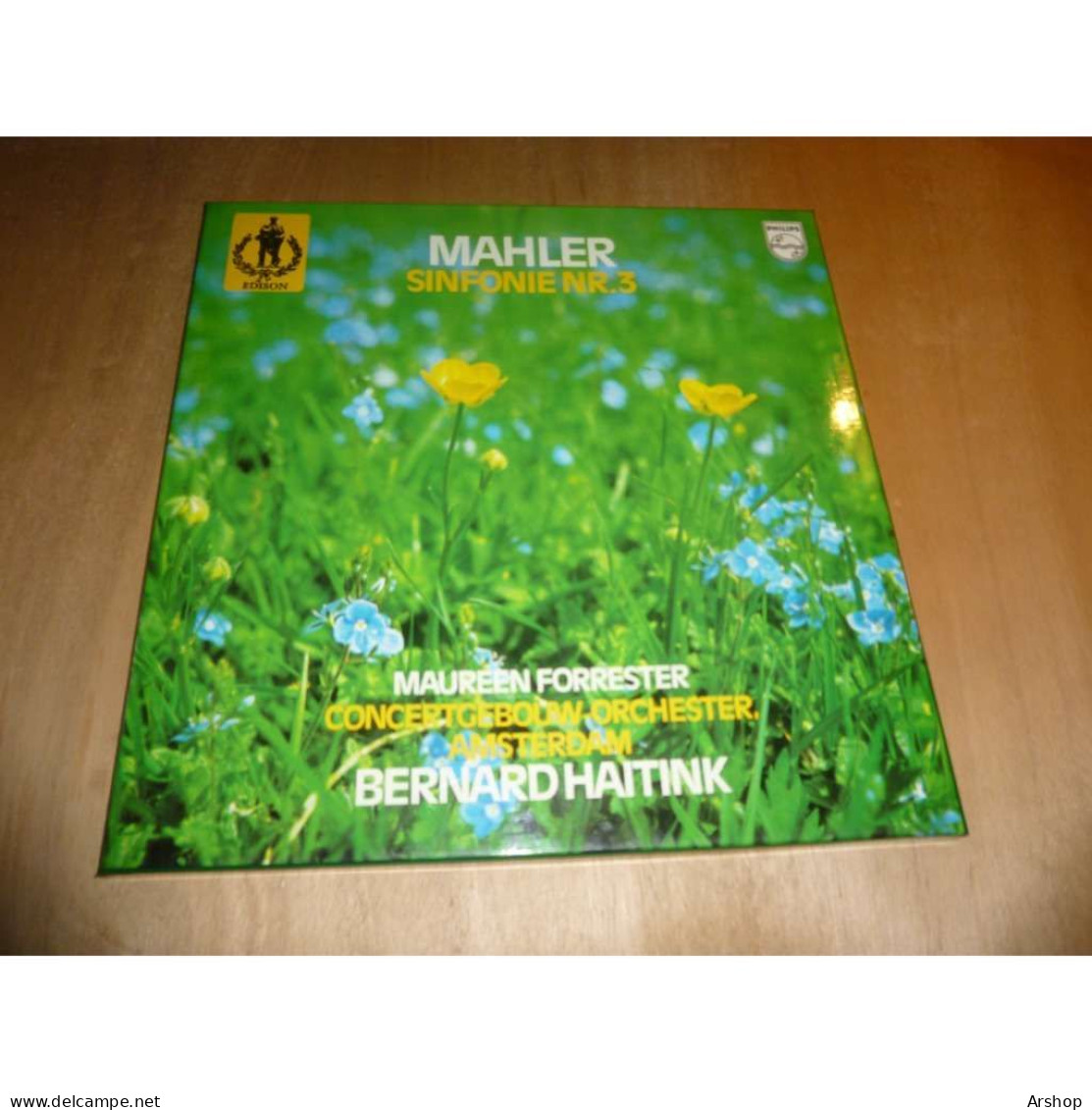 BERNARD HAITINK / MAUREEN FORRESTER Sinfonie Nr.3 MAHLER - COFFRET 2 Lp PHILIPS 1966 - Classical