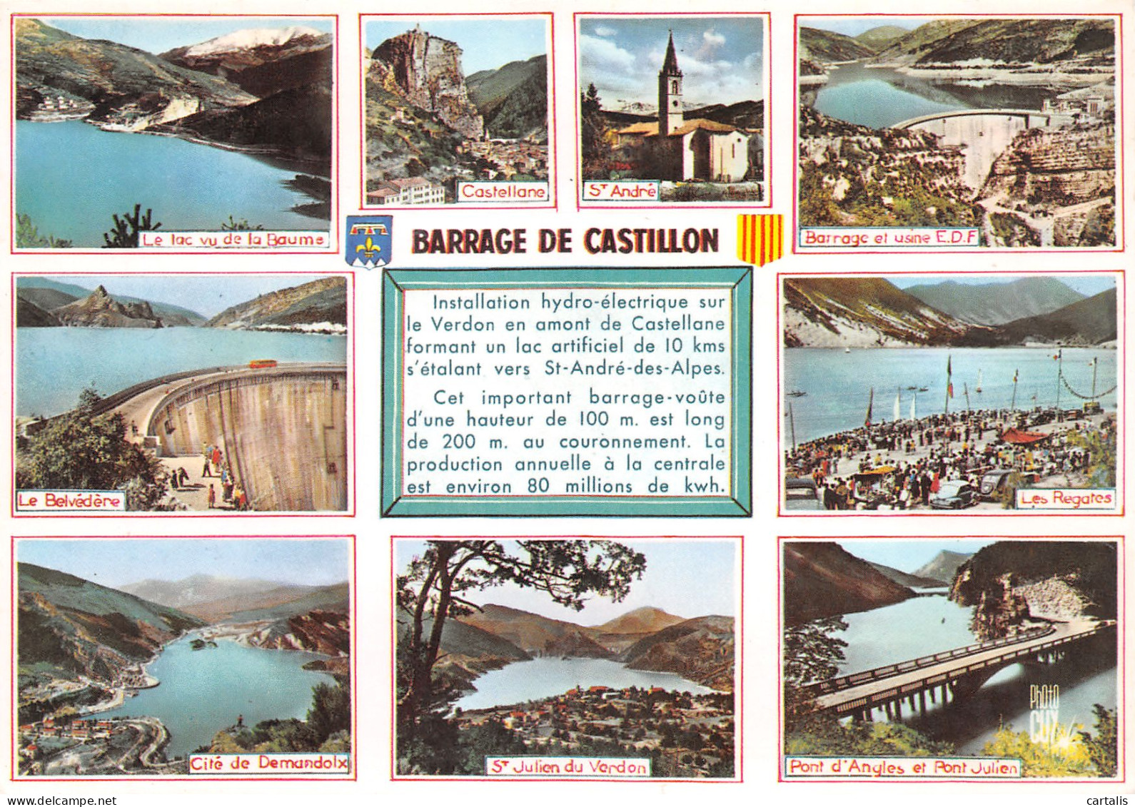 04-BARRAGE DE CASTILLON-N°3795-C/0065 - Autres & Non Classés
