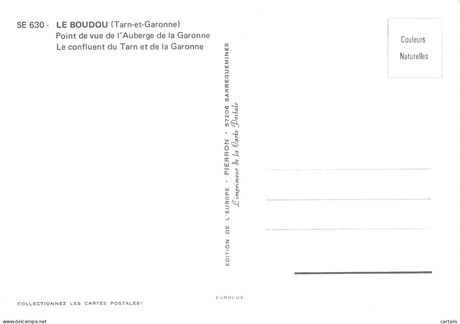 82-LE BOUDOU-N°3795-B/0291 - Other & Unclassified