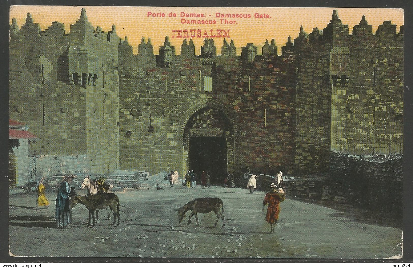 Carte P De 1925 ( Jerusalem / Porte De Damas ) - Israel