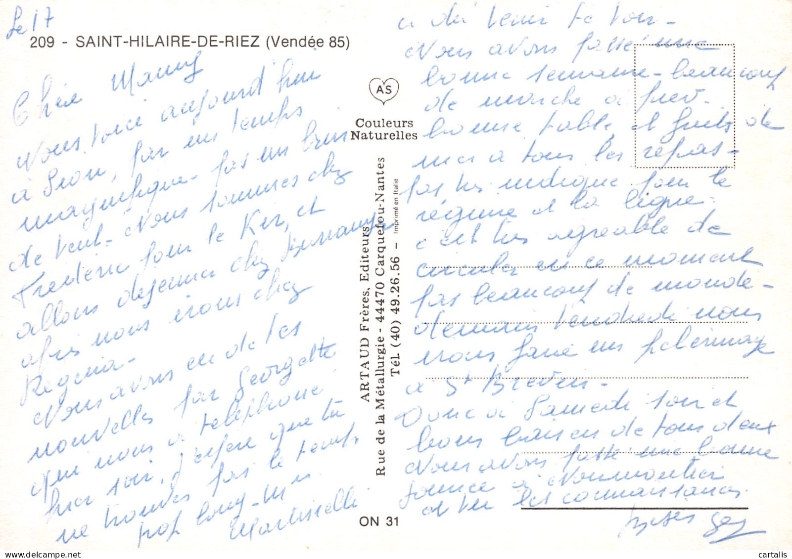 85-SAINT HILAIRE DE RIEZ-N°3795-A/0311 - Saint Hilaire De Riez