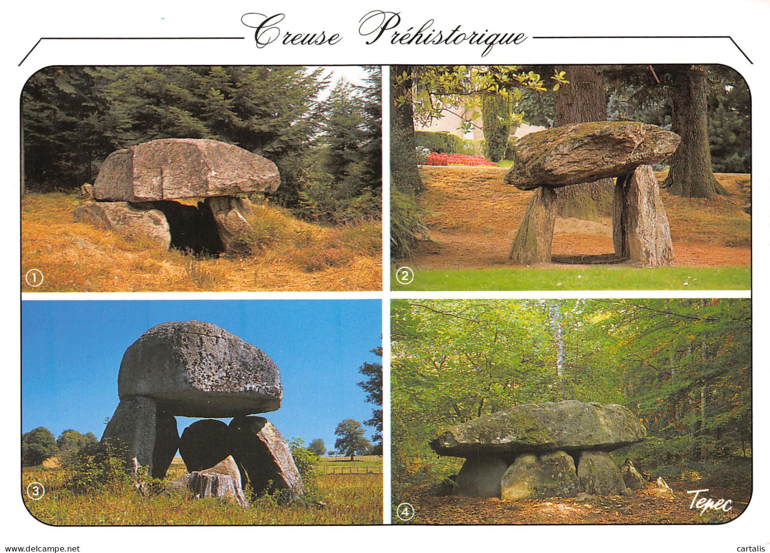 23-DOLMENS CREUSE-N°3795-A/0167 - Sonstige & Ohne Zuordnung